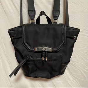 NWOT Vera Wang Mini Backpack 10”L/11.5W. Black